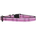 Unconditional Love Plaid Nylon Collar Pink Small UN805083